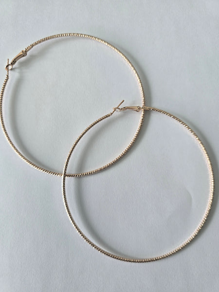 MoUi. New Big Hoop Rose Gold