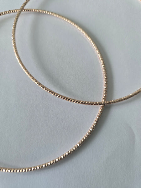 MoUi. New Big Hoop Rose Gold