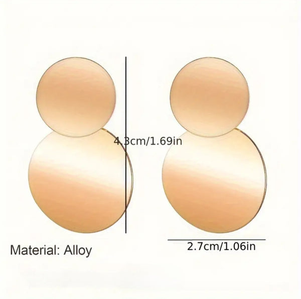 MoUi. New Geometric Circular Discs Gold