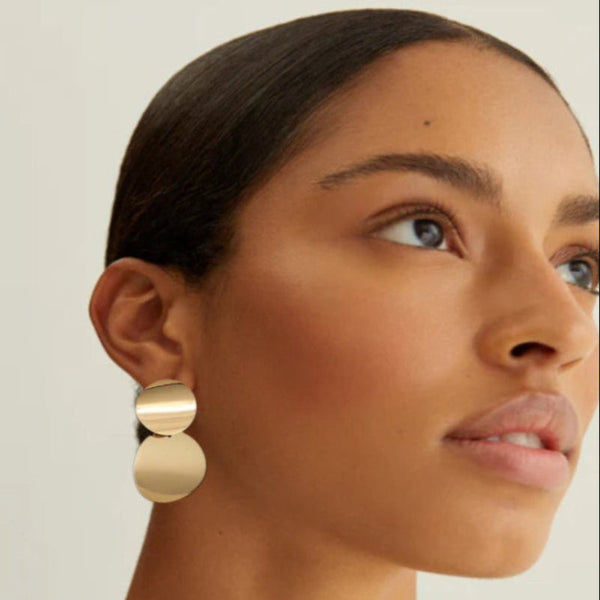 MoUi. New Geometric Circular Discs Gold
