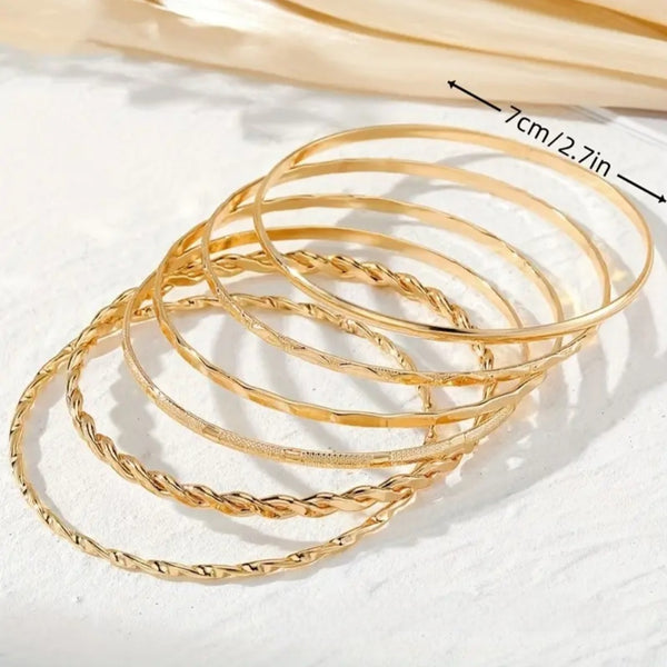 MoUi. New Faux Silver Bracelet Set