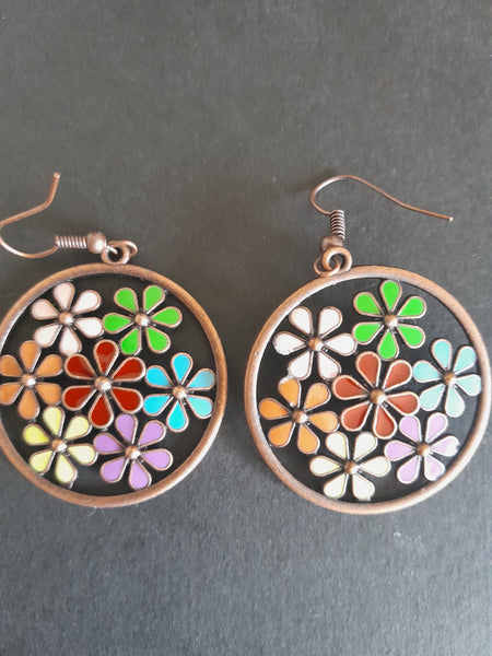 Fun Flower Bunch in Hoop Drop