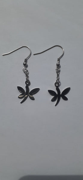 Stainless Steel Mini Butterfly Earrings