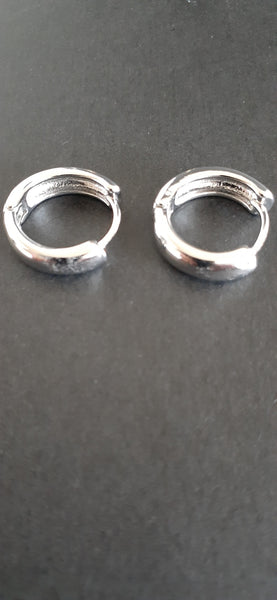 Cute Silver Hoop