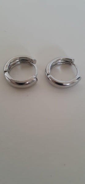 Cute Silver Hoop